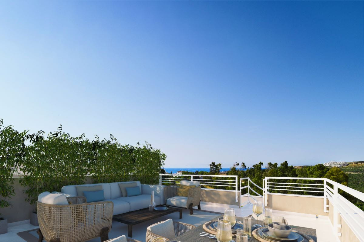 Penthouse in Estepona with 3 bedrooms and 2 bathrooms 105m2