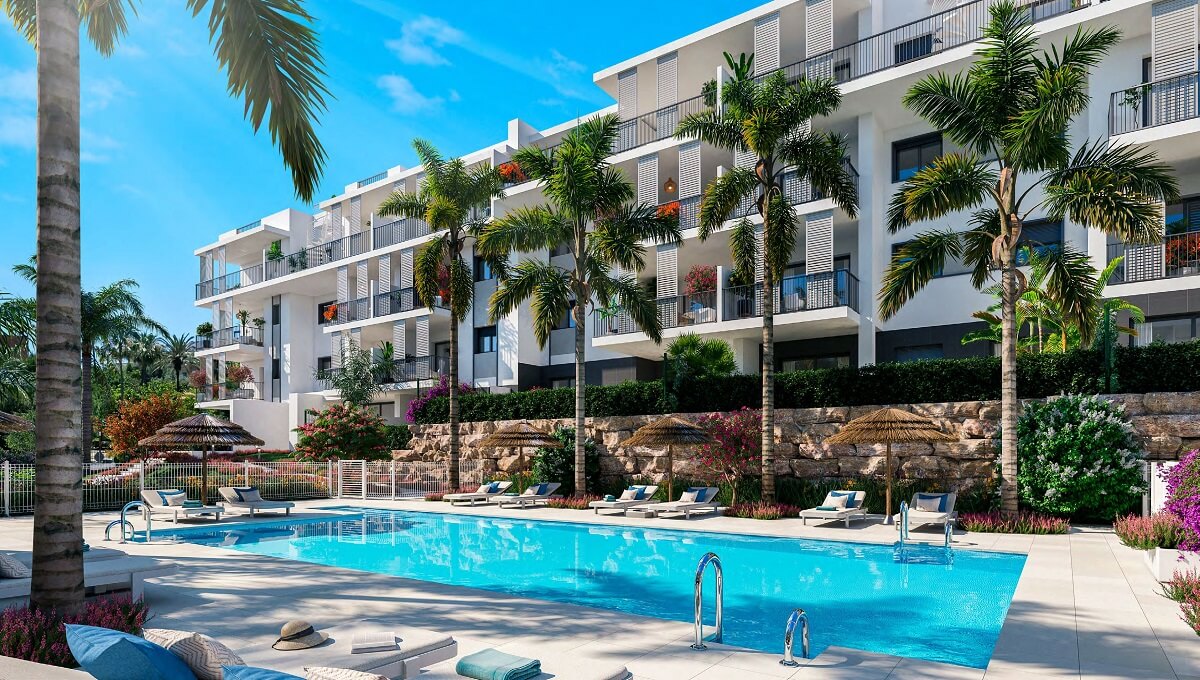 Apartment in Estepona with 3 bedrooms and 2 bathrooms 92m2