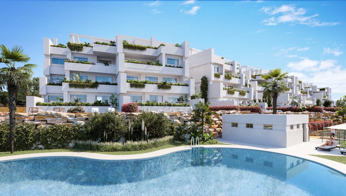 Penthouse in Estepona with 2 bedrooms and 2 bathrooms 152m2