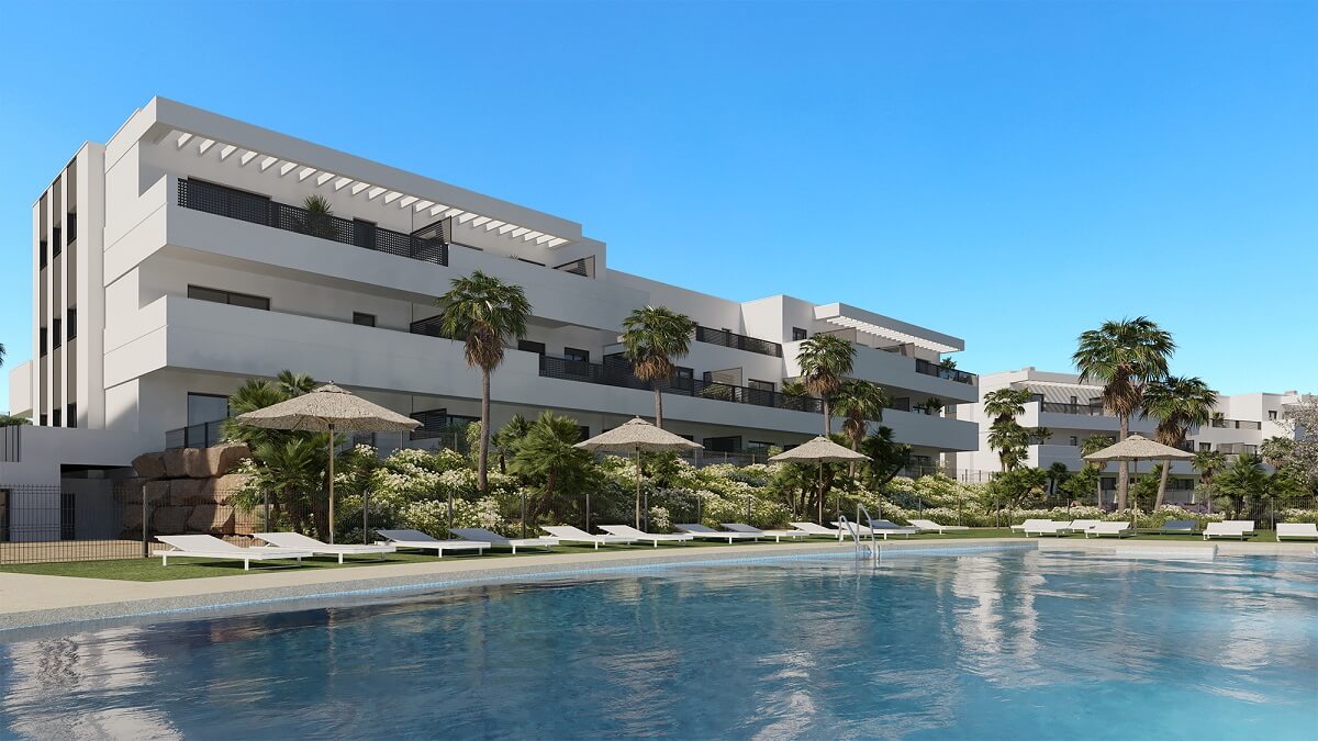 Apartment in Estepona with 2 bedrooms and 2 bathrooms 103m2