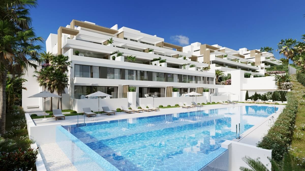 Penthouse in Estepona with 2 bedrooms and 2 bathrooms 107m2