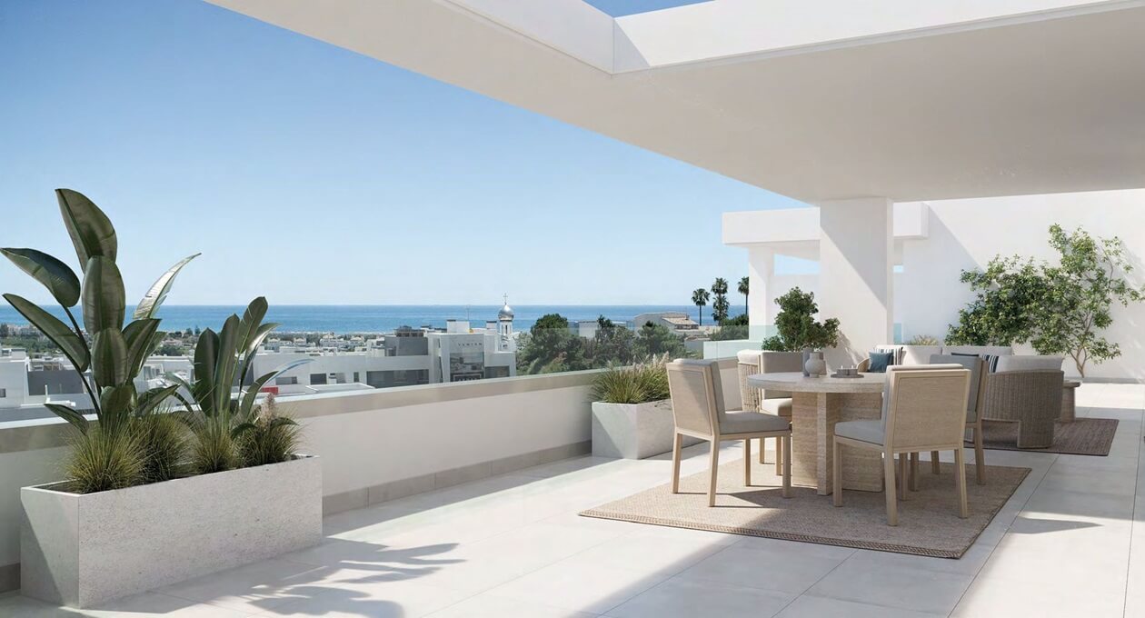 Apartment in Estepona with 2 bedrooms and 2 bathrooms 77m2