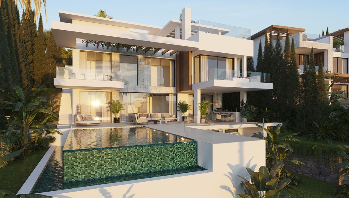 Villa in Estepona with 3 bedrooms and 4 bathrooms 260m2