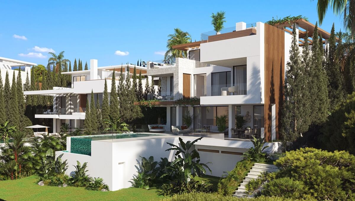 Villa in Estepona with 3 bedrooms and 4 bathrooms 271m2