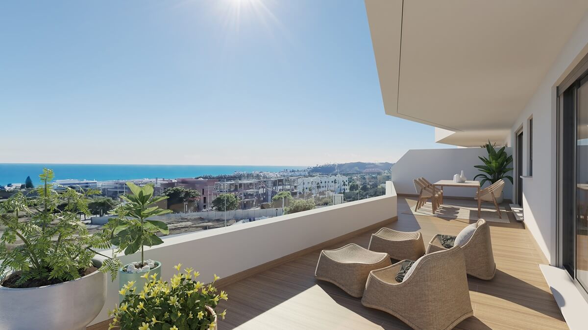 Apartment in Estepona with 3 bedrooms and 2 bathrooms 99m2