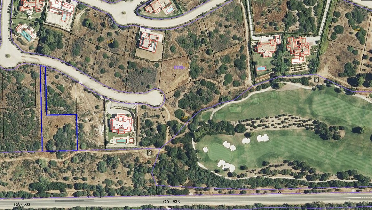 Plot in Sotogrande with bedrooms and bathrooms 844m2