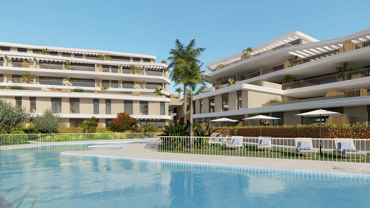 Apartment in Estepona with 3 bedrooms and 2 bathrooms 160m2